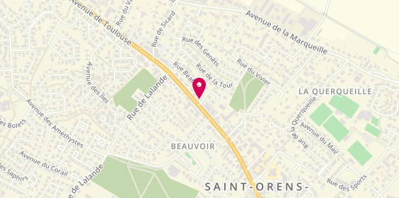 Plan de Salon Patrick B Coiffure, 1 Rue Béatrice, 31650 Saint-Orens-de-Gameville