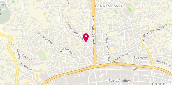 Plan de Pascal Hodost, 4 Avenue Saint Jean, 06400 Cannes