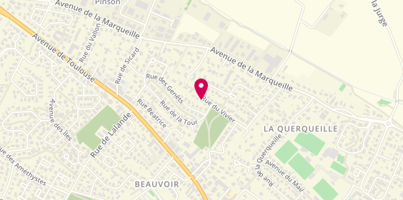 Plan de Audrey Coiffure, 46 Rue du Vivier, 31650 Saint-Orens-de-Gameville