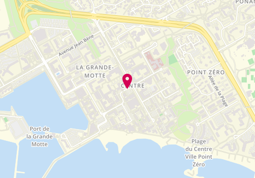 Plan de Motte Coiffure, 31 Rue Frederic Mistral, 34280 La Grande-Motte
