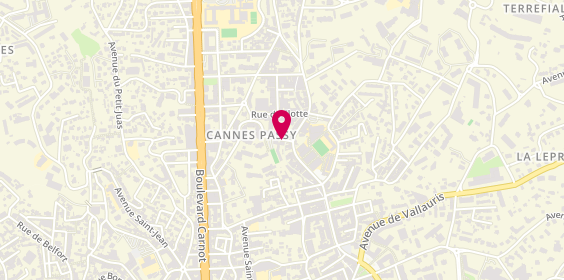 Plan de Attilio Coiffure, 5 avenue de la Baronne, 06400 Cannes