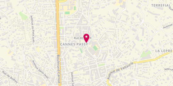 Plan de Passion Coiffure, 135 Boulevard de la République, 06400 Cannes