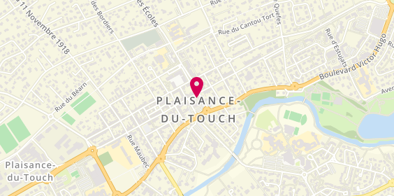 Plan de MAXI'MOD coiffure, 46 avenue des Pyrénées, 31830 Plaisance-du-Touch
