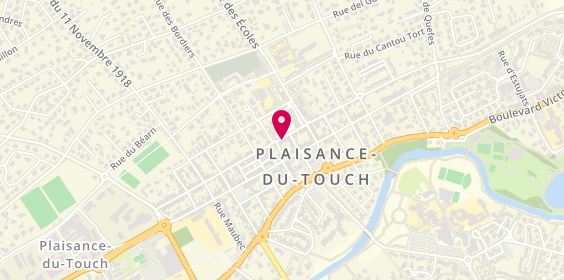Plan de Aéro Coiff, 54 Bis Rue du Prat Dessus, 31830 Plaisance-du-Touch