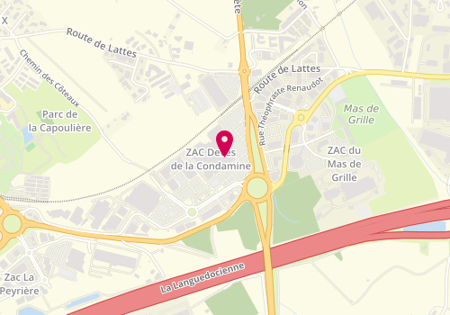 Plan de Jean Louis David, Route de Sète C. Commercial Carrefour, 34430 Saint-Jean-de-Védas