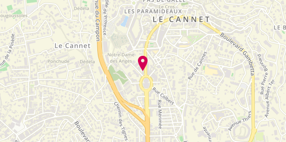 Plan de Concept Coiffure, 68 Boulevard Sadi Carnot, 06110 Le Cannet