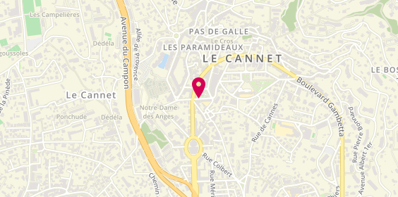 Plan de JOFRE Sandra, Bât A Les Tourelles 29 Rue Konigstein, 06110 Le Cannet