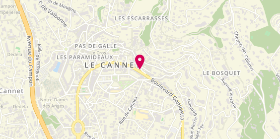 Plan de Jean Louis David, 2 Bis Boulevard Sadi Carnot, 06110 Le Cannet