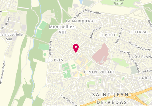 Plan de Coralie Instant Coiffure, 7 Rue Clair Soleil, 34430 Saint-Jean-de-Védas