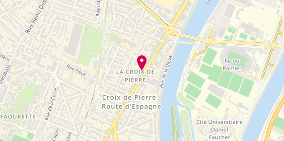 Plan de Mixx Coiffure, 77 avenue de Muret, 31300 Toulouse