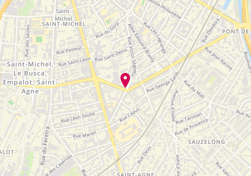 Plan de Sapo Germain, 72 avenue Victor Segoffin, 31400 Toulouse