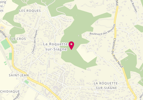 Plan de Karine Pio, 365 Chemin de Cravesan Quartier Dandon, 06550 La Roquette-sur-Siagne