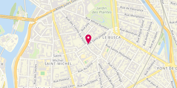 Plan de Audrey Coiffure Busca, 2 Rue Saint-Joseph, 31400 Toulouse
