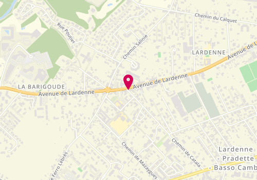 Plan de SIMONETTI Robert, 257 avenue de Lardenne, 31100 Toulouse