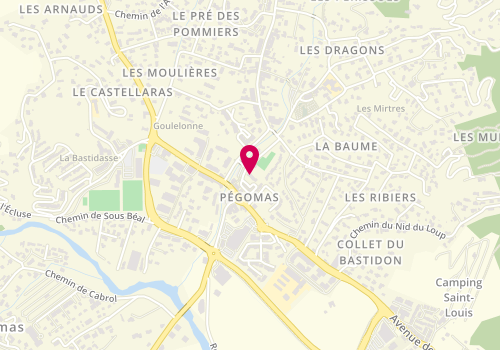 Plan de Maison Chouchou, 76 Boulevard de la Mourachonne, 06580 Pégomas