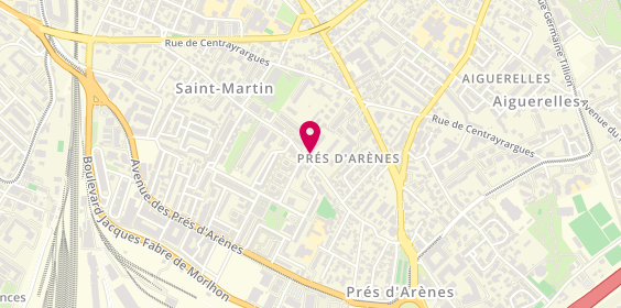Plan de Brice Coiffure, 805 avenue du Maréchal Leclerc, 34000 Montpellier