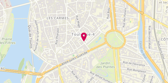 Plan de BASTIDE Guy, 31 Rue Ozenne, 31000 Toulouse