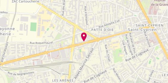 Plan de AS Coiffure, 34 avenue de Lombez, 31300 Toulouse