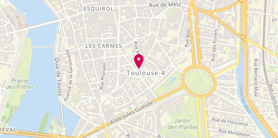 Plan de Julien thomas, 36 grande Rue Nazareth, 31000 Toulouse