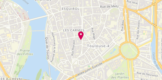 Plan de Bo Coiffeur, 19 Rue du Languedoc, 31000 Toulouse