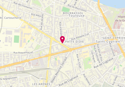 Plan de M&Y Coiffure, 28 avenue de Grande Bretagne, 31300 Toulouse