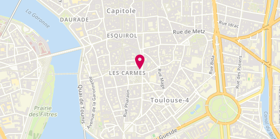 Plan de Coiffure Jordana, 27 Rue du Languedoc, 31000 Toulouse