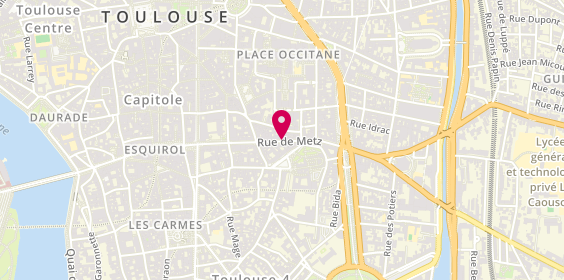 Plan de Maison Louis Xx, 37 Rue de Metz, 31000 Toulouse