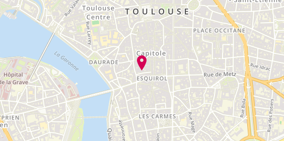 Plan de Chez Germain, 7 Rue Malcousinat, 31000 Toulouse