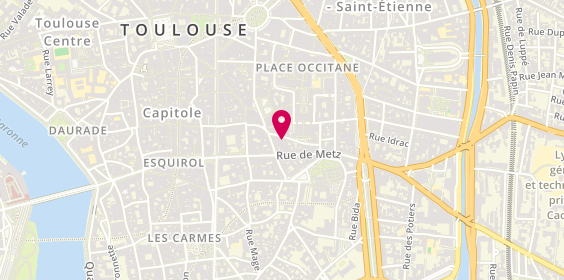 Plan de Nsv Coiffure, 12 Rue d'Astorg, 31000 Toulouse