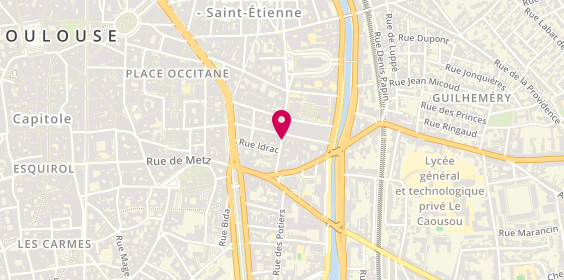 Plan de Studio Riquet, 20 Rue Pierre-Paul Riquet, 31000 Toulouse