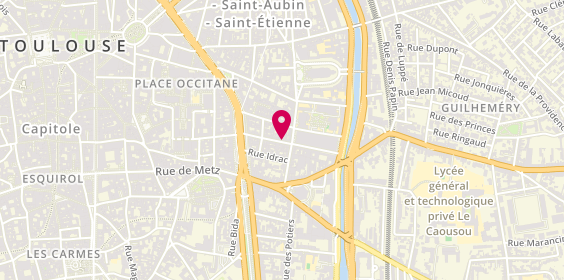 Plan de Audrey et franck, 25 Rue de l'Étoile, 31000 Toulouse
