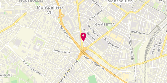 Plan de EL barber, 7 Rue Raoux, 34000 Montpellier