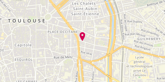 Plan de So Coiffure, 11 Rue Caraman, 31000 Toulouse