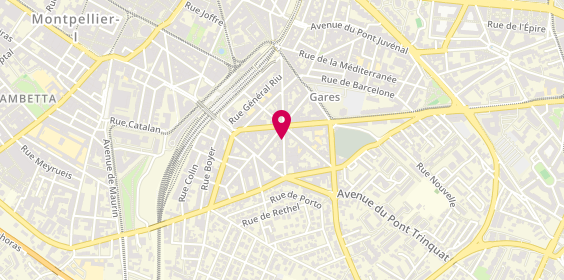 Plan de Jana Beauté, 36 Rue Henri Rene, 34000 Montpellier