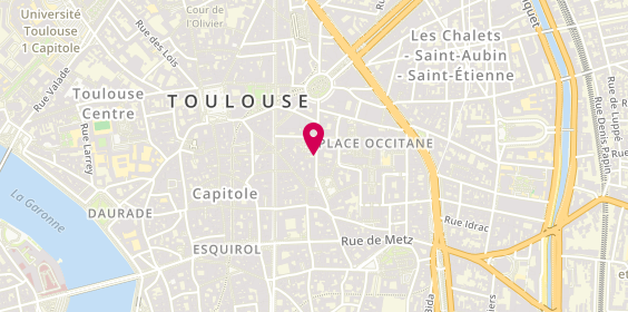 Plan de Versolato COIFFURE, 9 Rue Saint-Antoine du T, 31000 Toulouse