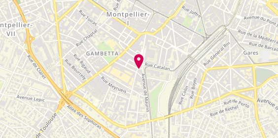 Plan de Claude Michel Coiffure, 1 place Rondelet, 34000 Montpellier