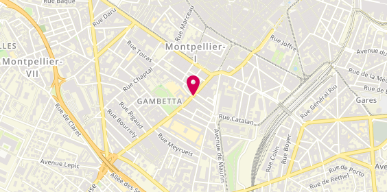 Plan de Barber du Sud, 15 avenue Georges Clemenceau, 34000 Montpellier