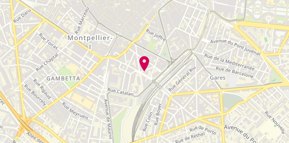 Plan de Coiffure Fadela, 7 Rue Levat, 34000 Montpellier