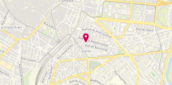 Plan de Kity Coiffure, 9 Rue de Lorraine, 34000 Montpellier