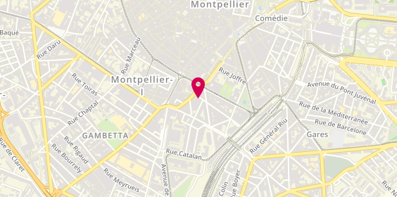 Plan de O'barber, 4 Rue Durand, 34000 Montpellier