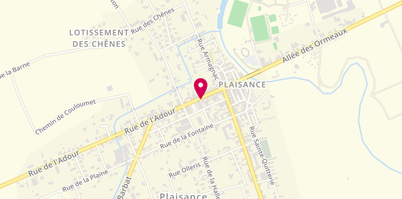 Plan de Coiffure Florence, 25 Rue de l'Adour, 32160 Plaisance