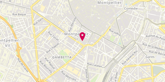 Plan de Evoluty, 6 Rue du Cheval Vert, 34000 Montpellier