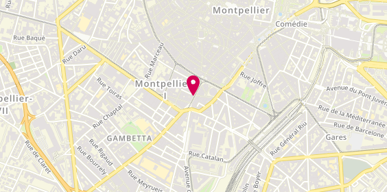 Plan de Tchip Coiffure, 12 Rue du Faubourg de la Saunerie, 34000 Montpellier