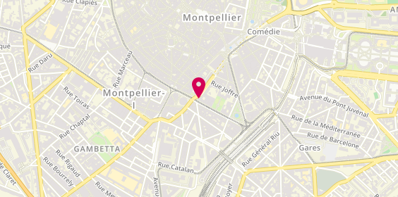 Plan de Salon Johanna Coiffure, 2 Boulevard Victor Hugo, 34000 Montpellier