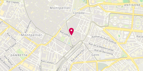 Plan de Habib Coiffure, 5 Rue du Clos René, 34000 Montpellier