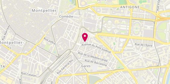 Plan de Kemet Care, 9 avenue du Pont Juvénal, 34000 Montpellier