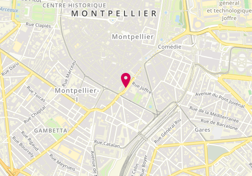 Plan de Hom Barber Shop, 3 Boulevard Victor Hugo, 34000 Montpellier