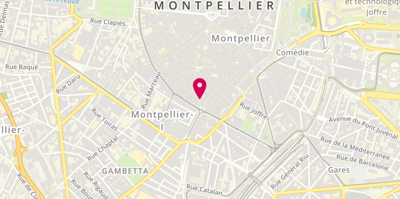Plan de Au Jeu de Paume Coiffure, 4 Rue Lapeyronie, 34000 Montpellier