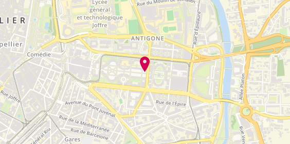 Plan de G.M Coiffure Création, 35 Place du Millenaire, 34000 Montpellier