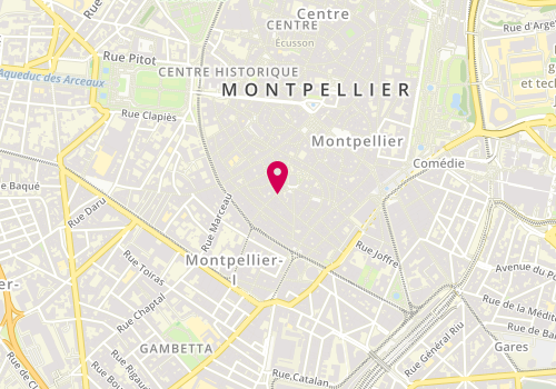 Plan de Romain Coiffure, 2 Bis Rue Four des Flammes, 34000 Montpellier